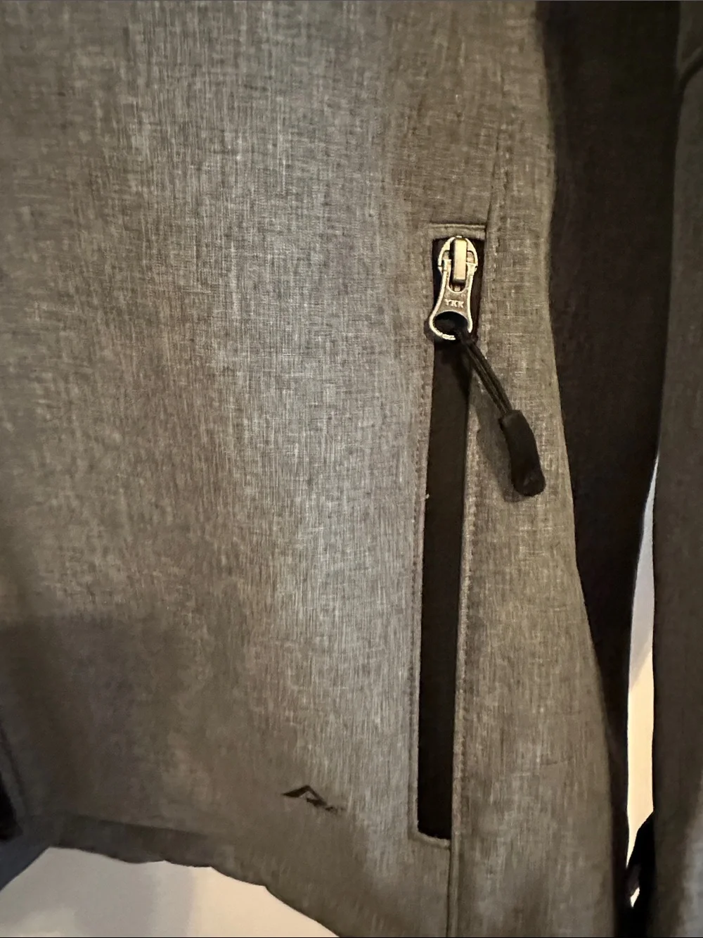 Men's Gray Jacket - Lightweight Zip Front